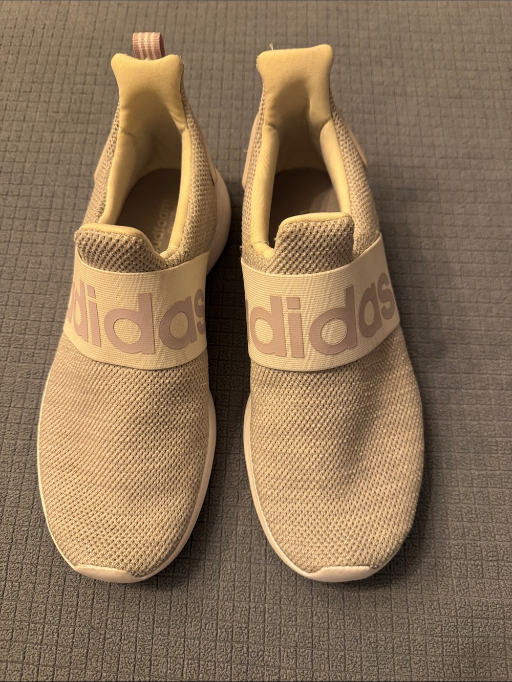 adidas women’s Slip-On Sneakers in Beige